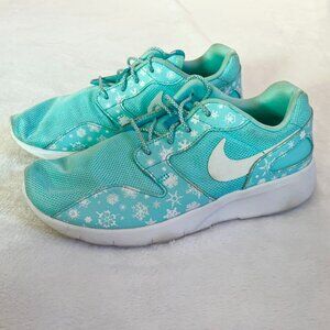 Nike Girls Kaishi Snowflake 749523-401 Blue Running Shoes Sneakers Size 6Y